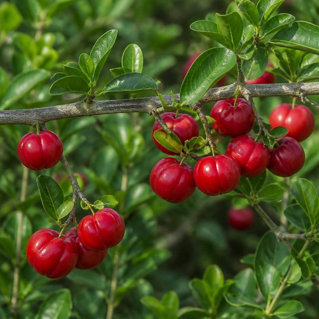אצרולה (Malpighia emarginata) — אלוף ויטמין C בעולם הצומח