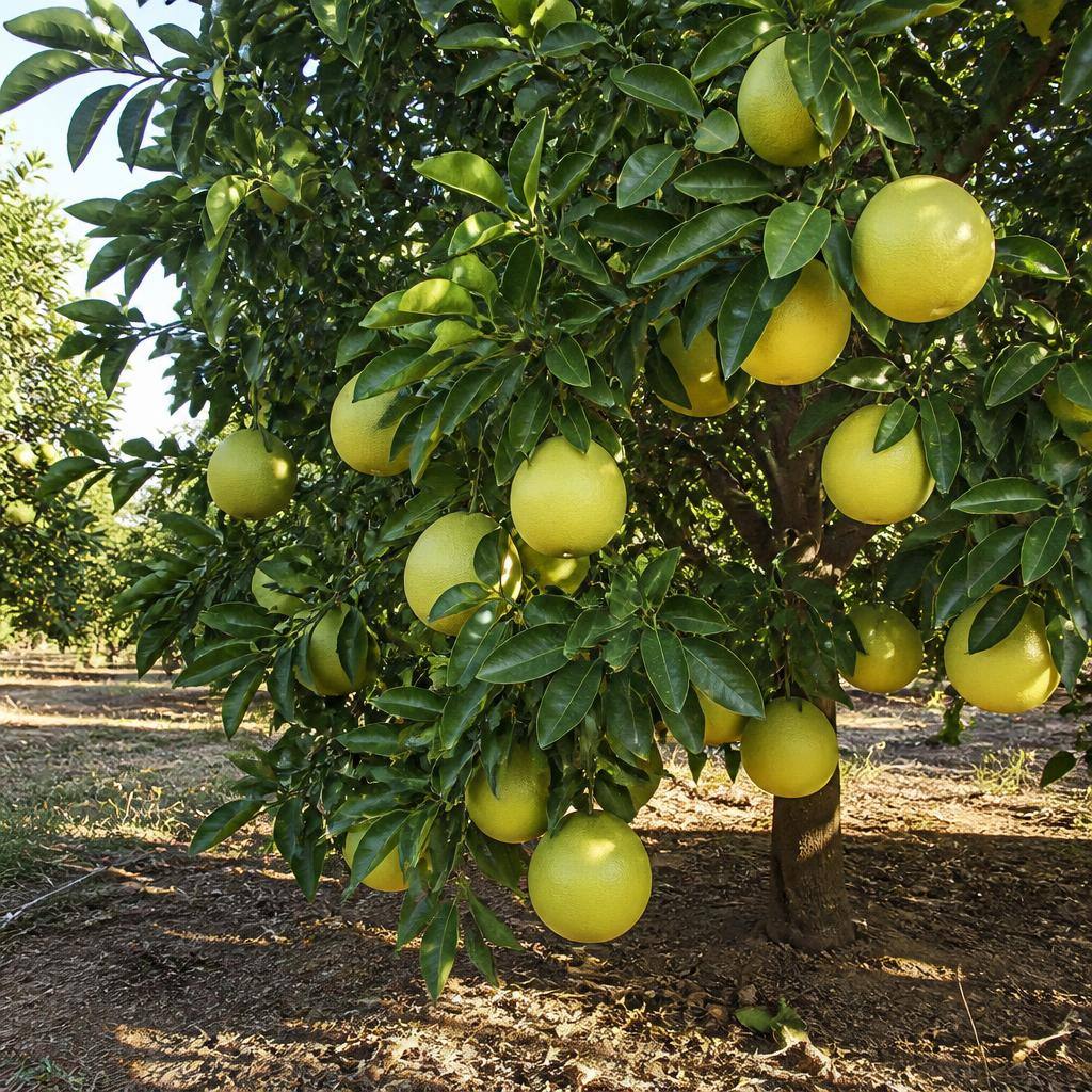 פומלו (Citrus maxima) – מדריך מלא לגידול בישראל, זנים וסגולות