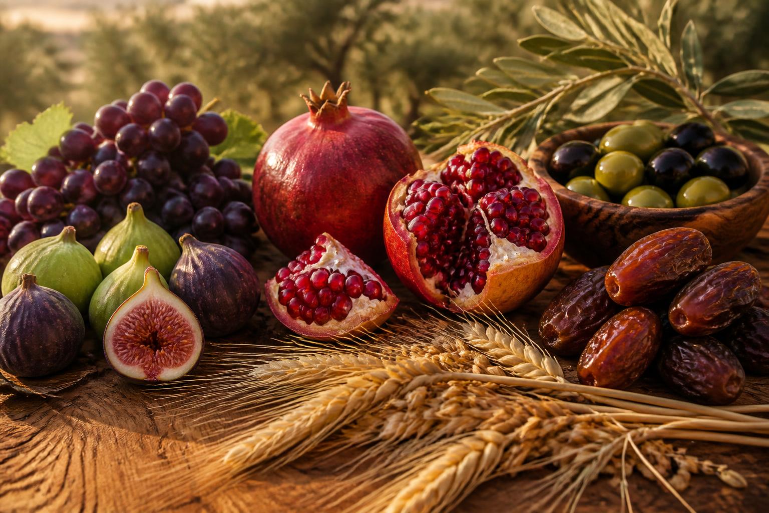 שבעת המינים של ארץ ישראל: מדריך מלא לפירות הארץ וגידולם (2026)